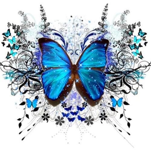 XUEQIXIAOZU DIY Diamond Embroidery 5D Butterfly Full Round Diamond Painting Animal Handmade Home Decoration Gift