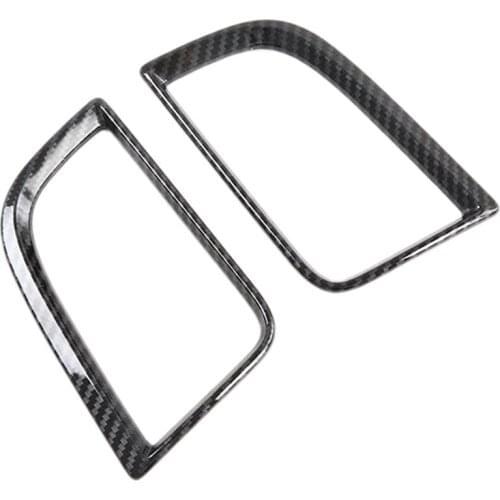 For Mitsubishi Pajero Sport 2020 1PC Carbon Fiber ABS Car Air Conditioning Vent Outlet Cover Trim Car Styling