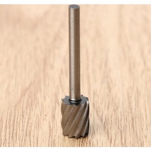 1Pc Tungsten Steel Carbide Grinding Head Rotary Burr 8mm Head 3.17mm Shank Grinding Rotary Accessories Woodworking Tools