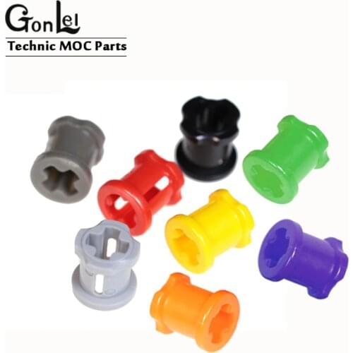 100Pcs/Lot High-Tech Parts Technical Bush 1 x 2 MOC Building Blocks Brick Parts DIY Toys Compatible with 3713 6590 88261