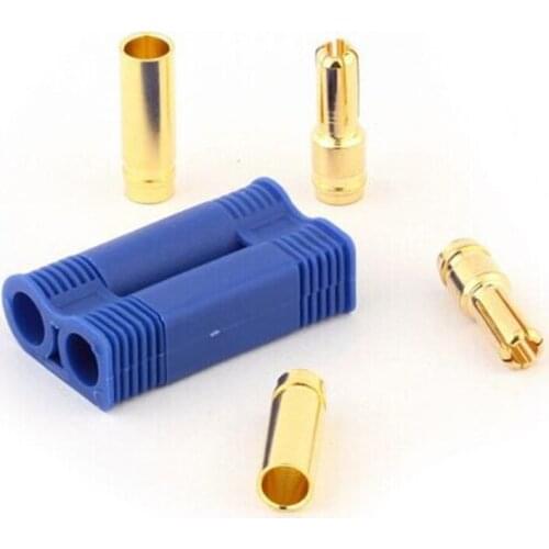 5pairs Male / Female EC5 Style Connector w/ 10pairs 5.0mm 5mm Gold Bullet Plug