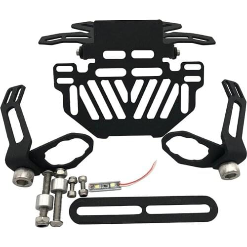 Motorcycle Accessories Plate License LED Light Lamp Holder Bracket Mounting For Honda CBR900RR VTX1300 VFR750 VFR800/F CBR929RR