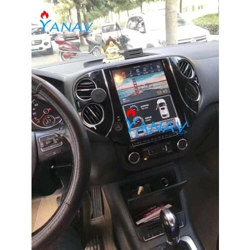 10.4 inch vertical screen Android system GPS navigator For-VW Tiguan 2010-2016 HD Car Stereo Radio Speech player DVR function