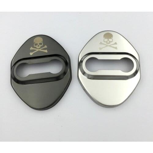 GR-DL20 4PCS Stainless Steel Door Lock Decoration Protection Cover for Mazda 3 Axela Atenza 6 mazda 2 3 5 6 CX5 car styling