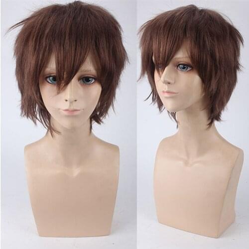 Haikyuu!! Volleyball Toru Oikawa Toor Short Brown Shaggy Layered Tooru Heat Resistant Cosplay Costume Wig