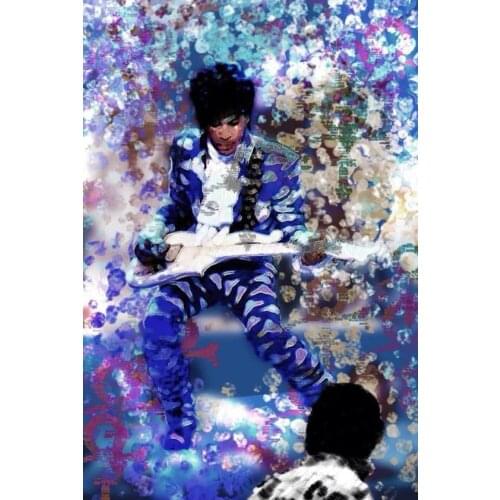 JMINE Div 5D singer prince music Guitar Full Diamond Painting cross stitch kits art Portrait 3D paint by diamonds