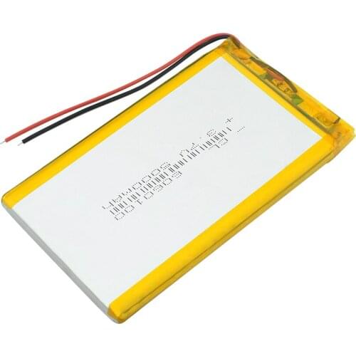 3.7V 5000mAh 6060100 Li-Polymer Batteries Rechargeable batterier Cell 3.94x2.36x0.24" For GPS Reader PAD MID