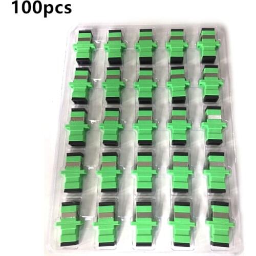 SC APC Connector SC APC Fiber Adapter Simplex Single Mode NEW Hot Split Telecom Grade SC/APC Optical Fiber Connector