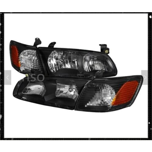 Sulinso 2 pcs for 00-01 Toyota-Camry Replacement Headlights w/Corner Lamps Driver + Passenger