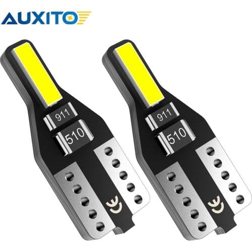 AUXITO 2Pcs T10 W5W LED Bulb 168 194 7020 SMD Car Interior Bulb Dome Light For For BMW E46 E39 E90 F10 E87 E36 E30 E60 E92 E91