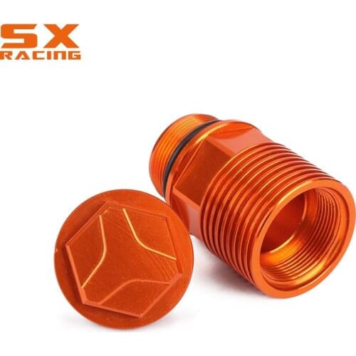 Motorcycle Orange Rear Brake Fluid Reservoir Extension With Cap For KTM SX EXC XC XCW XCFW EXCF 125 150 200 250 350 450 525 530