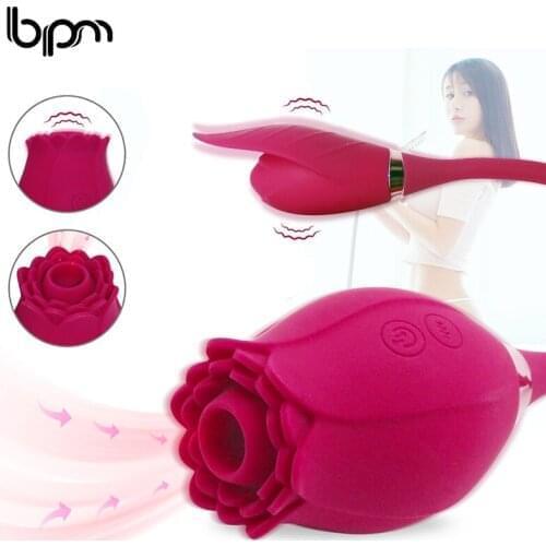 Bpm 10 Modes Rose Clitoral Sucking Vibrator with Vibrating Egg G Spot Stimulator Breast Nipple Massager oral sex toy for women