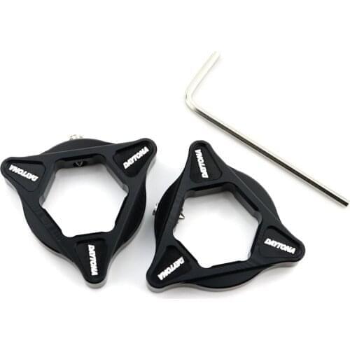 Motorcycle Parts For Triumph Daytona 955 i 1997-2006 19mm Front Fork Preload Adjuster Hexagon Design CNC Aluminum Adjusters