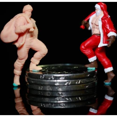 1:64 1:87 Model Miniature Figure People White Model Need To Be Colored By Yourself