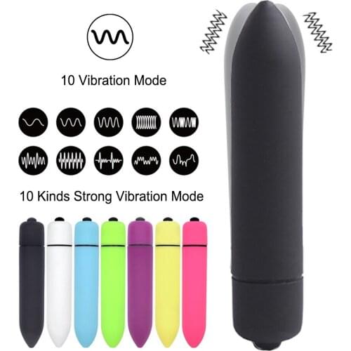 10 Speed Mini Bullet Vibrator for Women Watrerproof Clitoris Stimulator Dildo Vibrator Sex Toys Female Masturbator Sex Product