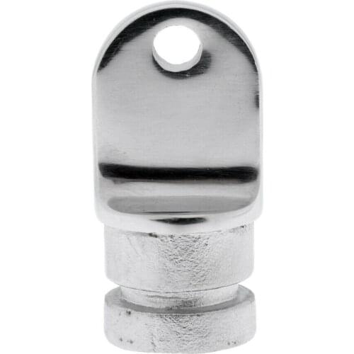 2PCS Fitting Stainless Steel Boat Bimini Top inside eye end 1'' rounded Hardware