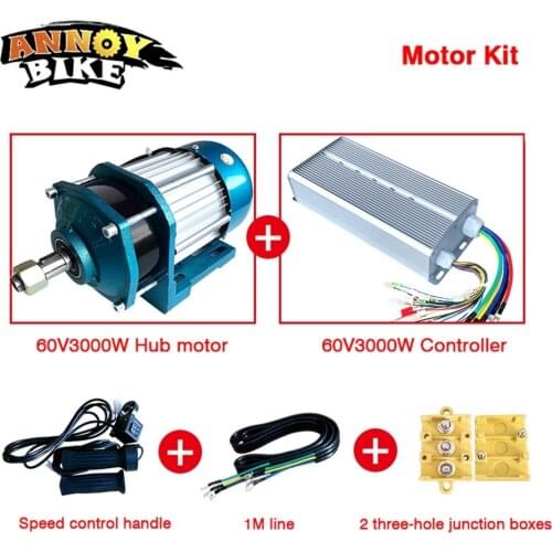 60V3000W Tricycle Brushless Motor Gear BLDC Cargo motor hub Motor Electric motorcycle DC Motor e bike motorcycle modify DIY kit