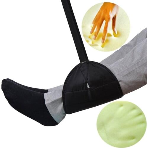 Airplane Footrest Travel Accessories - Tested and Proven to Prevent Swelling and Soreness - Provides Relaxation and Comfort