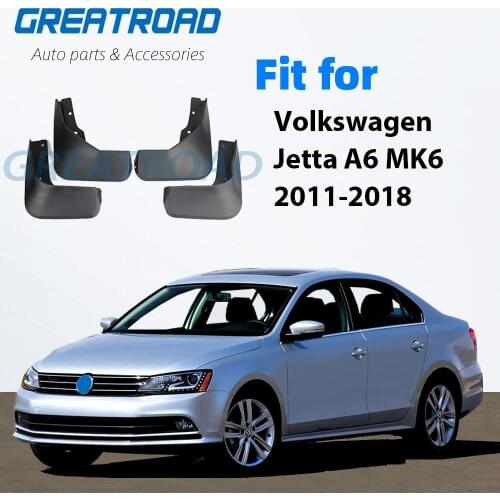 For Volkswagen VW Jetta A6 MK6 Sedan 2011-2018 Mudflaps Splash Guards Front Rear Mud Flap Mudguards Fender Set Molded Mud Flaps