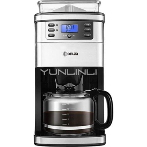 Household Full-automatic Coffee Maker American Coffee Machine Coffee Grinder Freshly Brewed Coffee Machine DL-KF4266