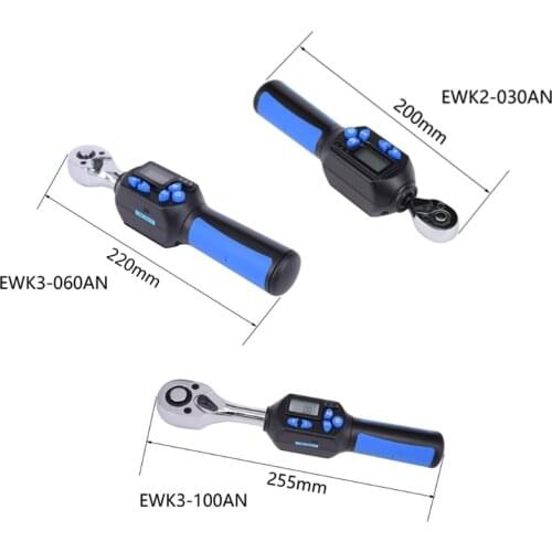 Digital Torque Wrench Mini Professional Electronic Short Handle Bike Car Repairing Tool High Precision 1/4 3/8 1/2