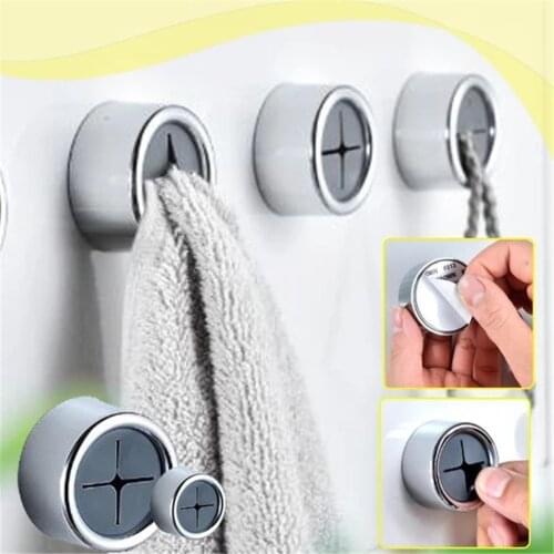 Hook-free Towel Holder Creative Hook Set Free Punch Kitchen Rack Bathroom Door Sucker Wall Window Tool Storage Hooks Hanger