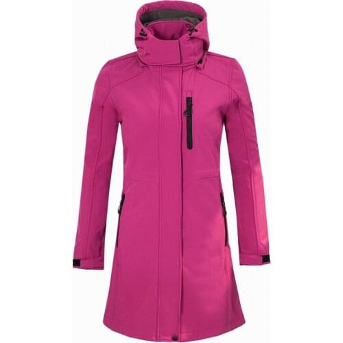 Long Softshell Women Ski Jacket Winter Windproof Windbreaker Warm Skiing Snowboarding Jackets Waterproof Mountain Hiking Clothes