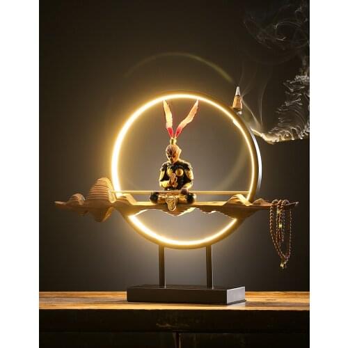 Purple clay monkey king decorative buddhas figures tea pet home decoration 1pc