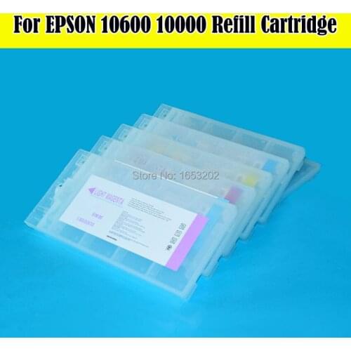 NEWEST Replacement Ink Cartridge T499-T504 For Epson 10600 10000 Printer With Show ink Level Cartridge Chip