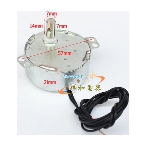 220V 5r/6rpm electric fan synchronous motor tyj-50 4w low speed