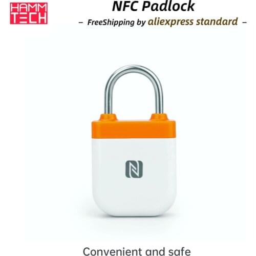 Smart NFC Padlock Without Power Mobile Phone Unlocking IPX5 Gym Dormitory Hotel Outdoor Luggage and Lockers To Lock Tag