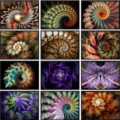 Embroidery Counted Cross Stitch Kits Needlework - Craft 14 ct DMC color DIY Arts Handmade Decor - Fractal Art Collection