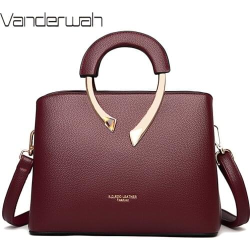 High Quality Leather Casual Crossbody Shoulder Bags for Women 2021 New Luxury Purses And Handbags Women Bags Designer Totes Sac