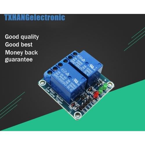 1pcs 5v 2 Channel Relay Module Indicator Light LED PIC ARM DSP AVR