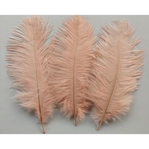 100pcs Beautiful Shrimp Powder ostrich feathers 6-8 inches/15-20 cm for Wedding Party Decor Accessories Wedding Decoration