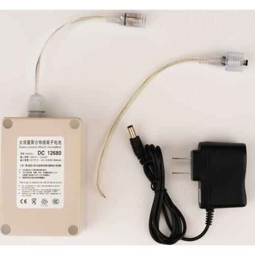 20set/lot Waterproof 12V 6800mah Super Powerful Rechargeable Li-ion Battery Lithium-ion Batteries Pack For CCTV Camera DC 12680