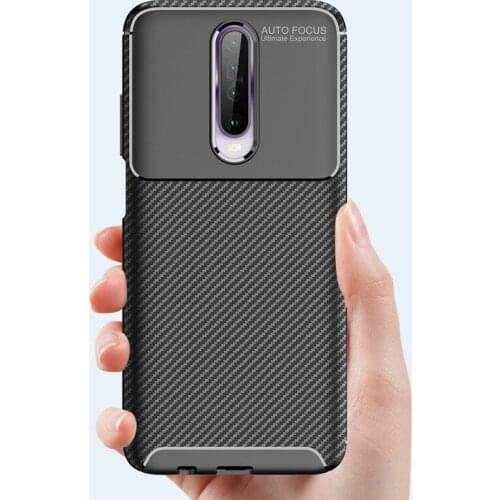 2021 Luxury Carbon Fiber Case For Xiaomi Redmi 10X K30 Pro Silicone Shockproof Bumper Phoen Cover For Redmi 9 9i 9A 9C 9Power Ca