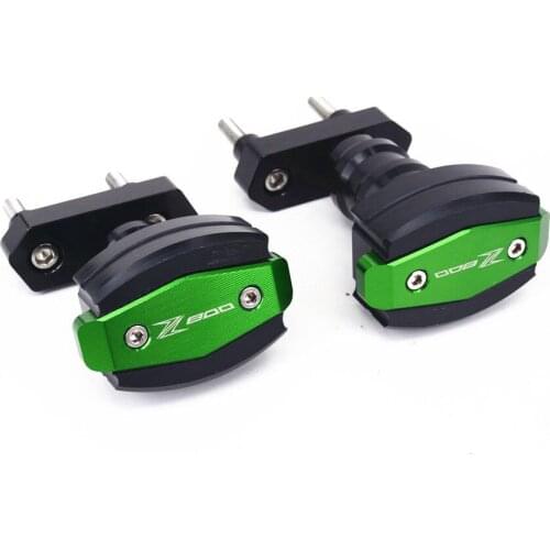 2x Motorcycle Frame Sliders Crash Pad Cover Protector Guard For Kawasaki Z800 2013-2015 Z750 2007-2013