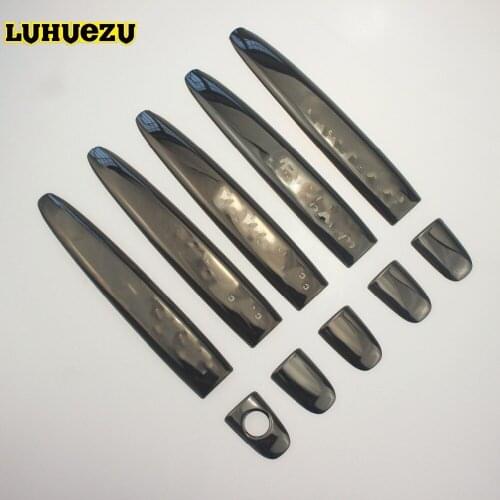 3 Colors Stainless Steel Door Handle Styling Cover Protection trim For Toyota Highlander Kluger Accessories 2009 2010 2011 -2014