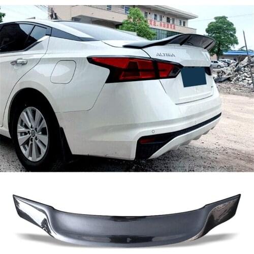 Car Trunk Spoiler Carbon Fiber Auto Rear Trunk Wing Type R Tail Refit Accessories Spoiler For NISSAN ALTIMA 2019 2020