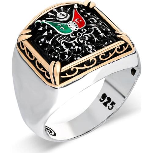 Sterling Silver Ring 925 For Men Real Pure Silver Ring 10 Variations Stamped High Quality Turkish Jewelry