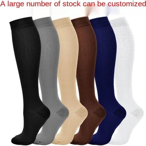 6 Pairs Per Set Compression Socks Suitable for Men and Women Running Sports Travel Compression Socks Multi-Color