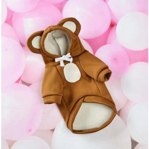 Lovely Dog Hoodies Pet Clothes for Small Dogs Sweater Cute Dogs Coat Soft Pullover Puppy Costume for Chihuahua Dog Clothes