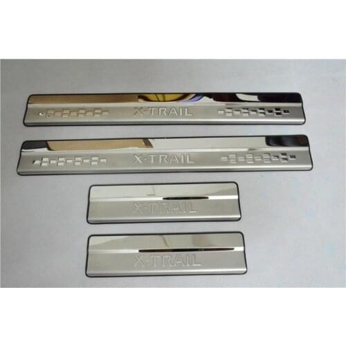 Car styling Door Sill Scuff Plate Trim Protector For Nissan X-Trail X trail Xtrail T32 2014 2015 2016 2017 2018 2019