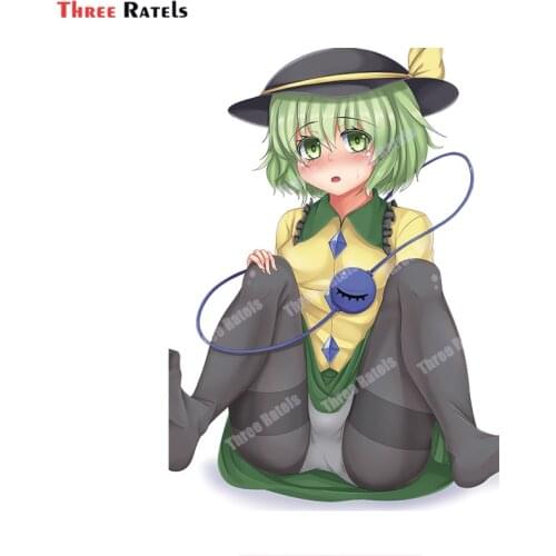 Three Ratels A850 Komeiji Koishi Touhou Occlusion Scratch DIY Vinyl Material Decor Sticker For Fuel Tank Cap Waterproof Decals
