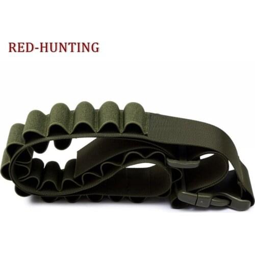 New 140cm Portable Outdoor 26 Round Gun Bandoliers Belt Ammunition Holder Belt Tactical Hunting Gun Cartridge Belt