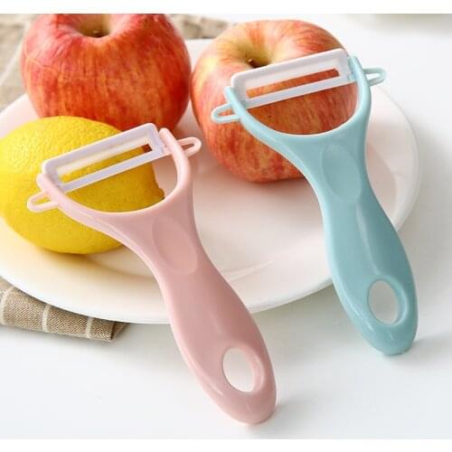 Embed Life Portable Ceramic Peelers Household Kitchen Multi-function Fruit Potato Ceramic Peeler Zesters Knife