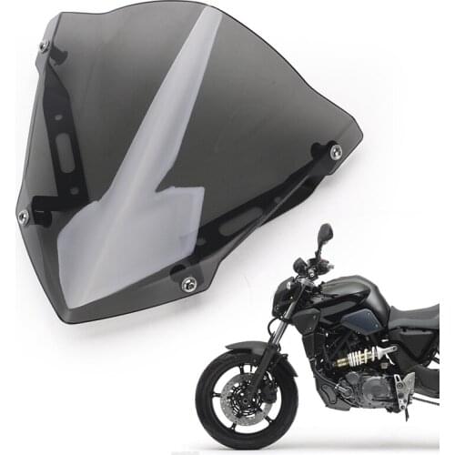 Motorcycle Front Windshield Windscreen Front Fairing Windshield Wind Deflector for MT-07, FZ-07, 18-20, MT-09, FZ-09, 14-18