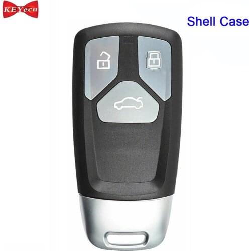 KEYECU for Audi A4 A5 S4 S5 Q5 Q7 SQ7 TT Remote Key Shell Case for 4M0959754AK 4M0959754AQ 4M0959754AF 4M0959754T 4M095975AJ