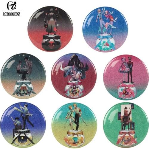 ROLECOS Toilet-bound Hanako-kun Cosplay Badges Brooch Pins Icon Collection Jibaku Shounen Hanako-kun Breastpin Bag Costume Decor